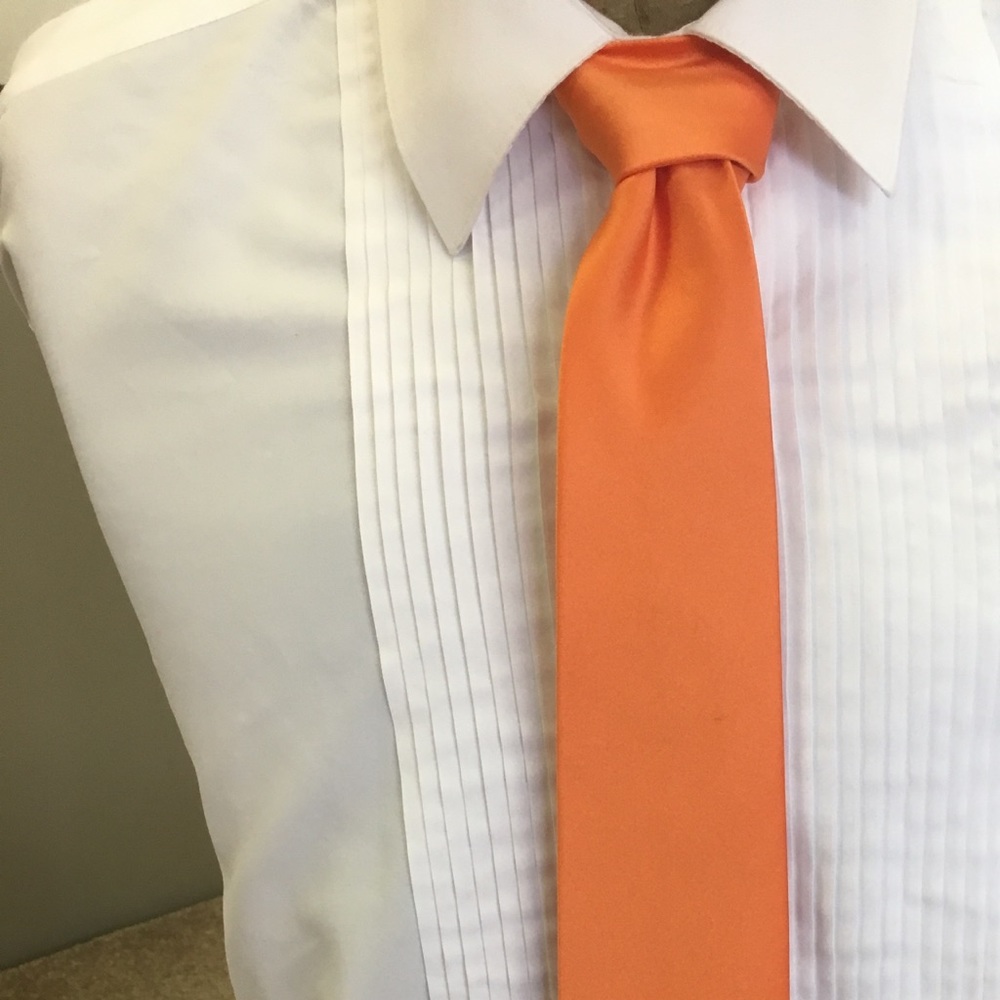 Men’s orange necktie